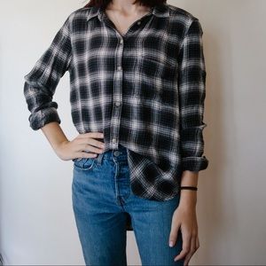American Eagle AEO Soft Boyfriend Fit Flannel